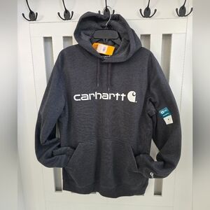 Brand New Carhartt Hoodie Force Relaxed Fit Charcoal Grey Mens Size Medium